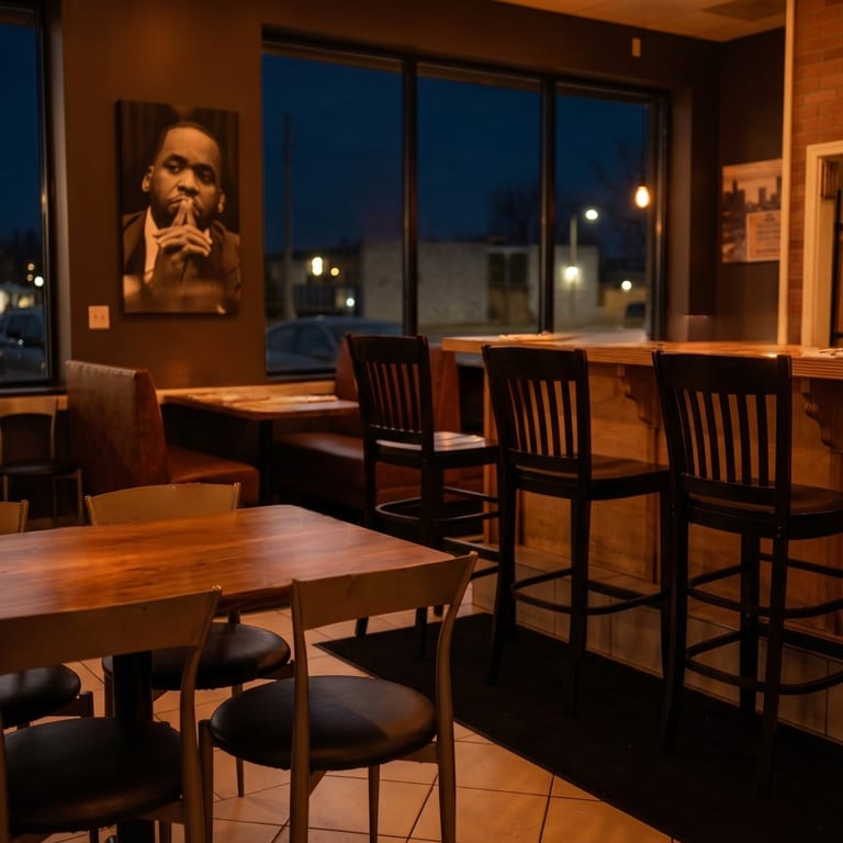 Inside Mighty Wing Shop