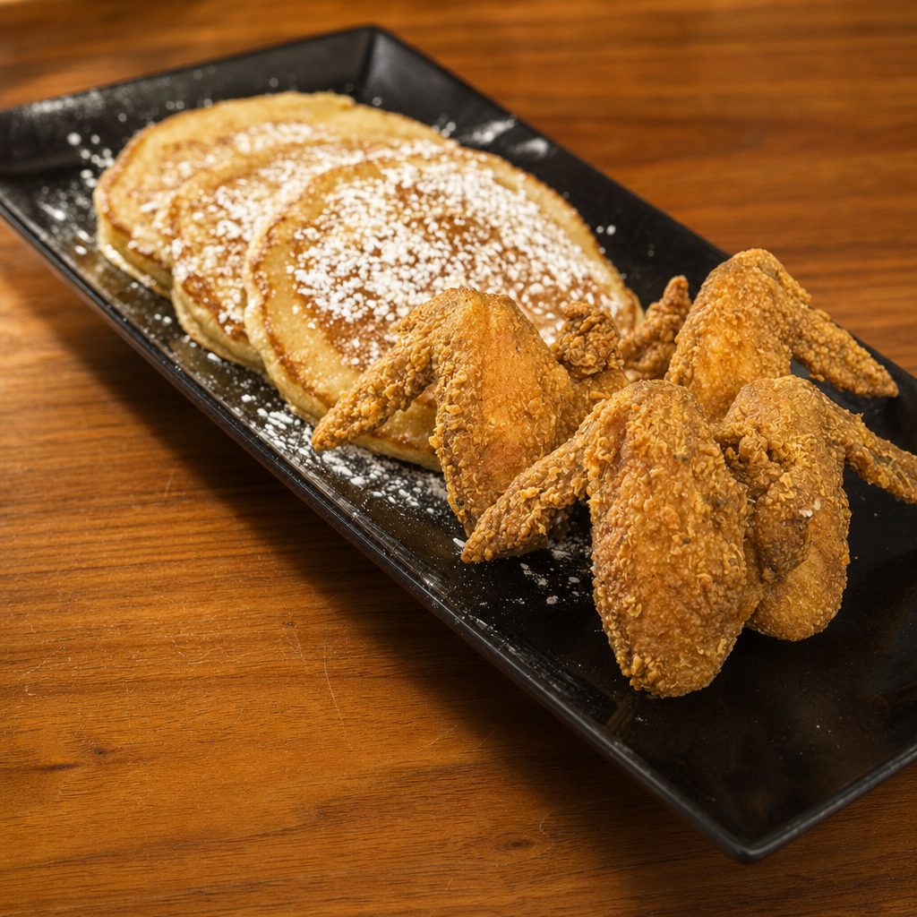 Pancakes (3) and Wings (4).
