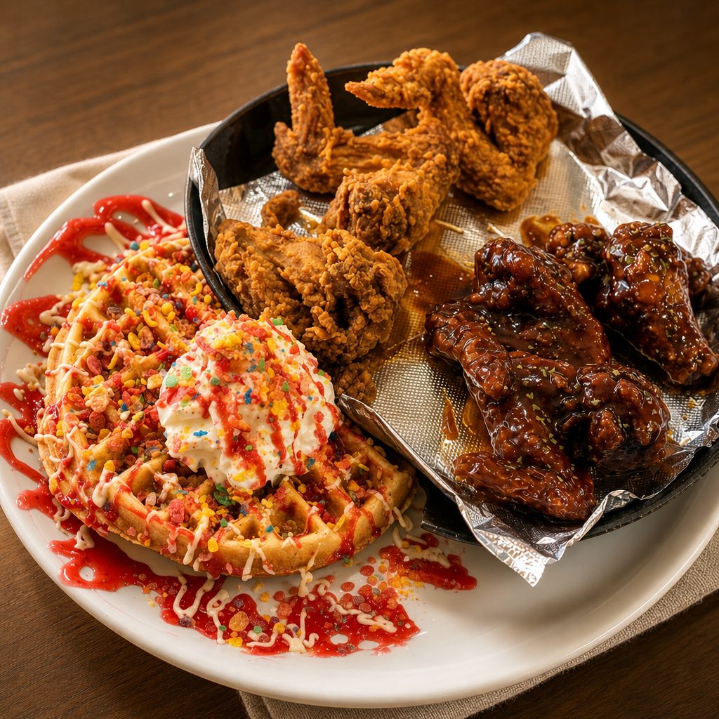 Chicken & Waffle.